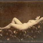 Julien Vallou de Villeneuve: Female Nude, Reclining, in Profile (ca. 1853)